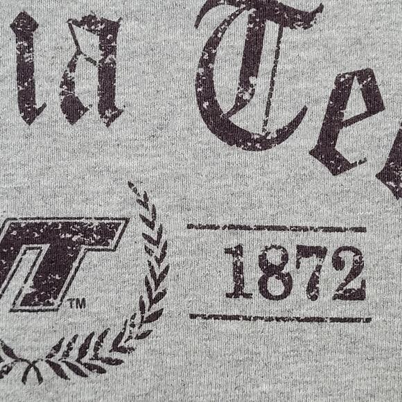 Vintage Virginia-Tech Sweatshirt Medium 20x27 Gray - Picture 4 of 10
